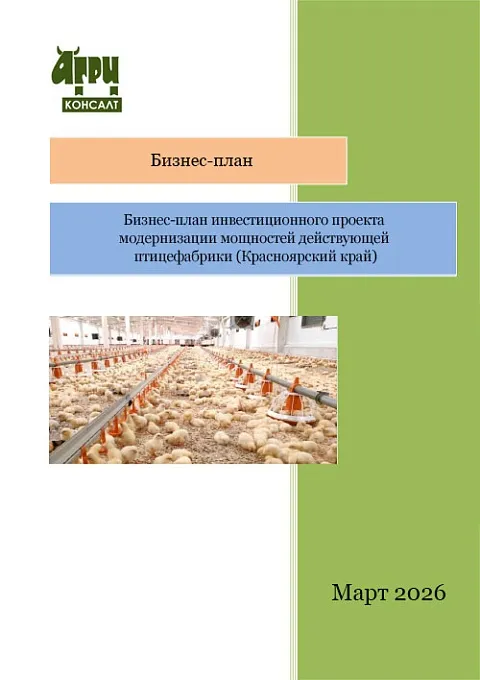 Бизнес-план инвестиционного проекта модернизации мощностей действующей птицефабрики (Красноярский край)