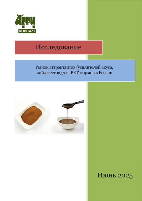 Рынок аттрактантов (усилителей вкуса, дайджестов) для PET-кормов в России